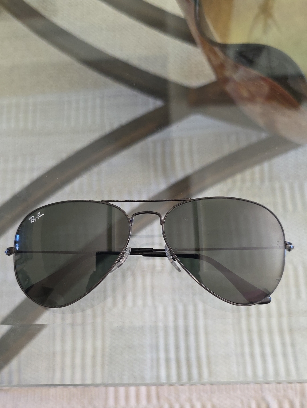 Ray-Ban RB3025 58/14 Aviator Total Black Sunglasses